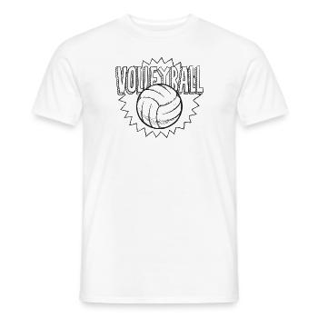 Ballsport - Männer T-Shirt - Weiß - Vorne - AI Model Male 178 dark (178cm)