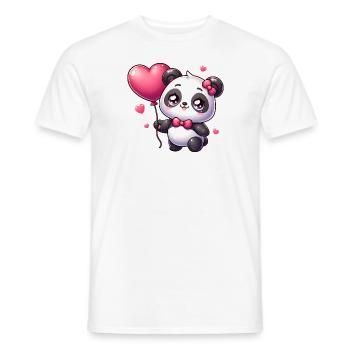 panda kawaii - T-shirt homme - blanc - Devant - AI Model Male 178 dark (178cm)