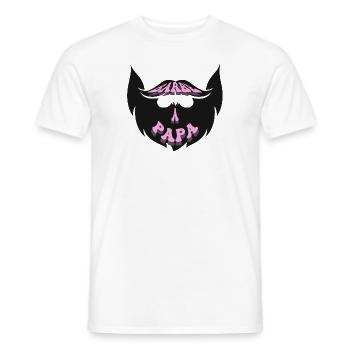 Barbe à papa - T-shirt homme - blanc - Devant - AI Model Male 178 dark (178cm)
