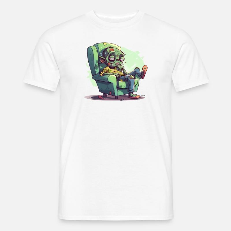 Zombie-Entspannung: Eine Pause von der Apokalypse - Männer T-Shirt - Weiß