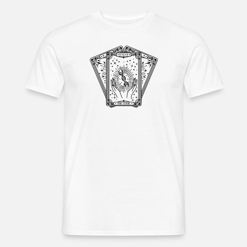 The Code Deck (schwarz) - Männer T-Shirt - Weiß