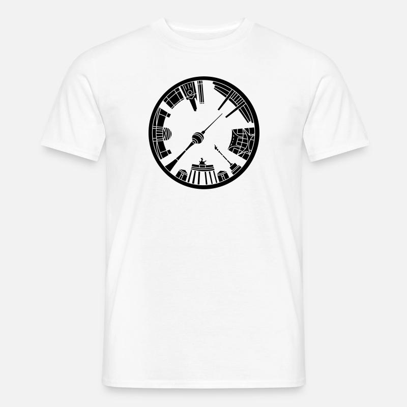 BERLIN Emblem - Männer T-Shirt - Weiß