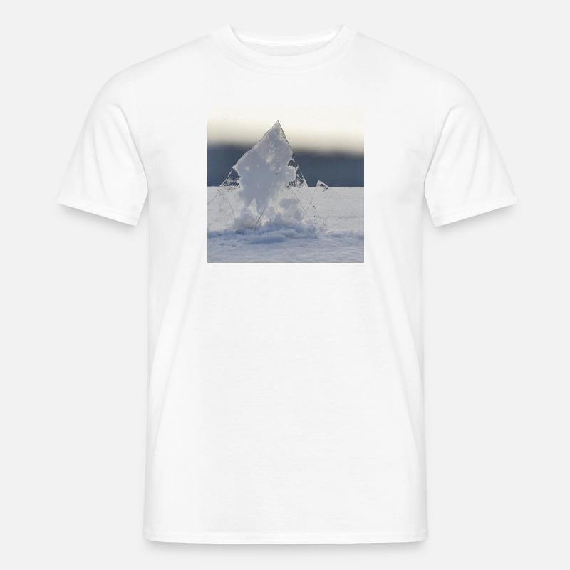 ice&snow - Männer T-Shirt - Weiß