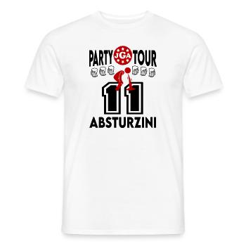 Jga Besoffen Absturz Hagelvoll Betrunken Party - Männer T-Shirt - Weiß - Vorne - AI Model Male 178 dark (178cm)