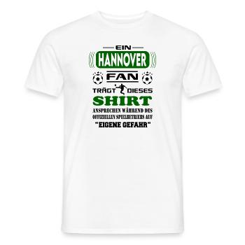 Fußball Fan Fussballverein Hannover - Männer T-Shirt - Weiß - Vorne - AI Model Male 178 dark (178cm)