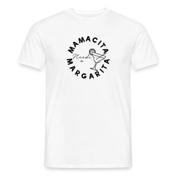 Mamacita needs a margarita Trinkspruch Mutter - Männer T-Shirt - Weiß - Vorne - AI Model Male 178 dark (178cm)
