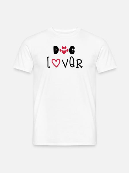 Dog Lover - Men's T-Shirt - white