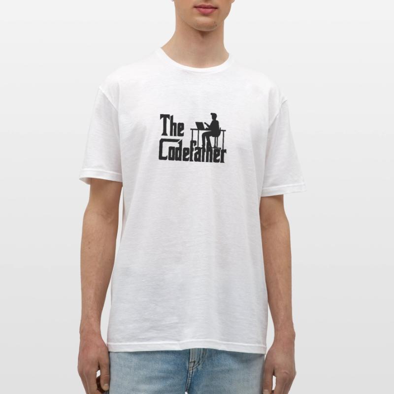Prezent codefather Coding Programmer Koszulka męska