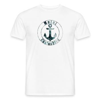 moin kuestenkind1 - Männer T-Shirt - Weiß - Vorne - AI Model Male 178 dark (178cm)