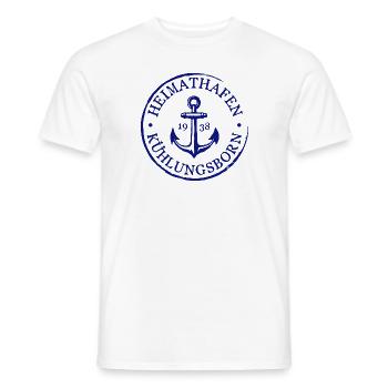 Heimathafen Kühlungsborn 1938 Andenken Geschenk - Männer T-Shirt - Weiß - Vorne - AI Model Male 178 dark (178cm)