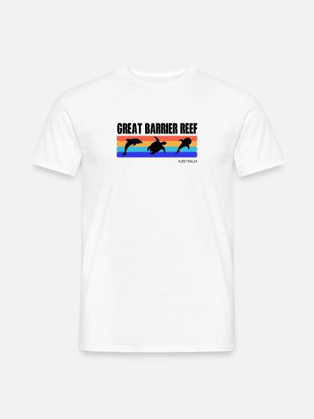 Great Barrier ReefAustralia Shirt - Männer T-Shirt - Weiß