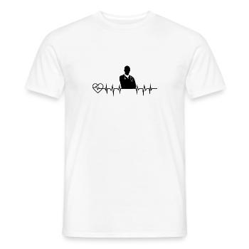 Doctor profession saying gift - Men's T-Shirt - white - Front - AI Model Male 178 dark (178cm)