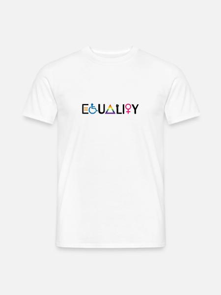 Equality Feminist Feminismus Geschenk - Männer T-Shirt - Weiß