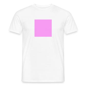 Pink - Männer T-Shirt - Weiß - Vorne - AI Model Male 178 dark (178cm)