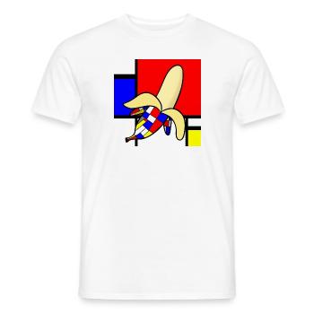Banane - T-shirt homme - blanc - Devant - AI Model Male 178 dark (178cm)