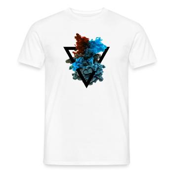 Farbe und Wasser - Männer T-Shirt - Weiß - Vorne - AI Model Male 178 dark (178cm)