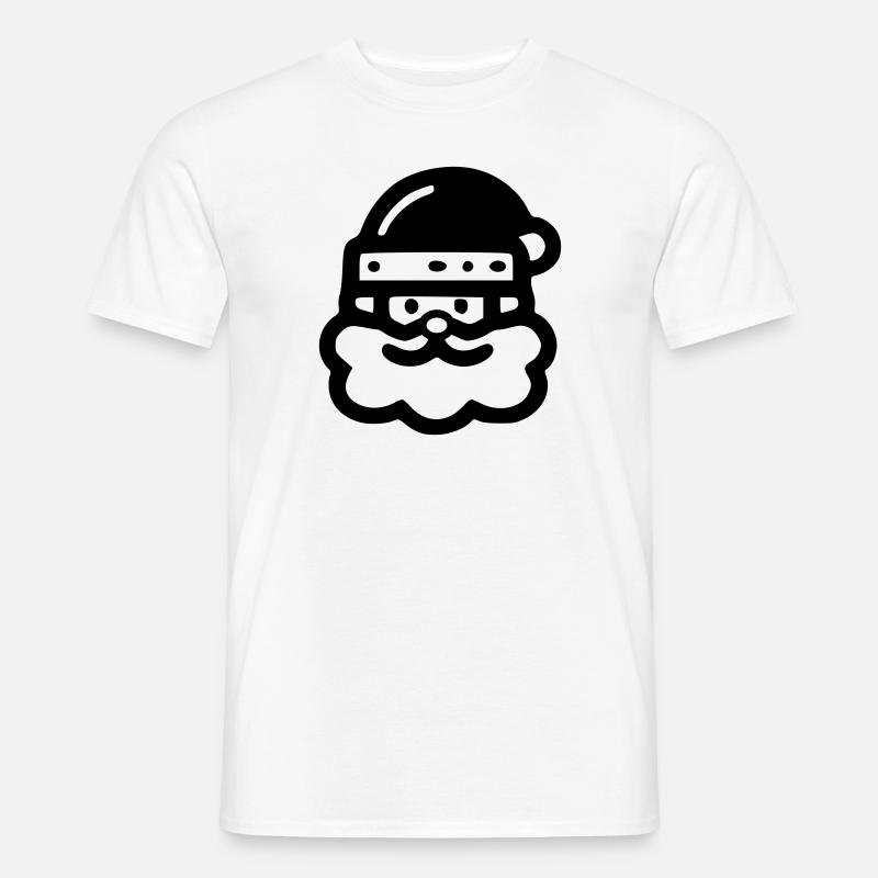 Weihnachtsmann Icon - Männer T-Shirt - Weiß
