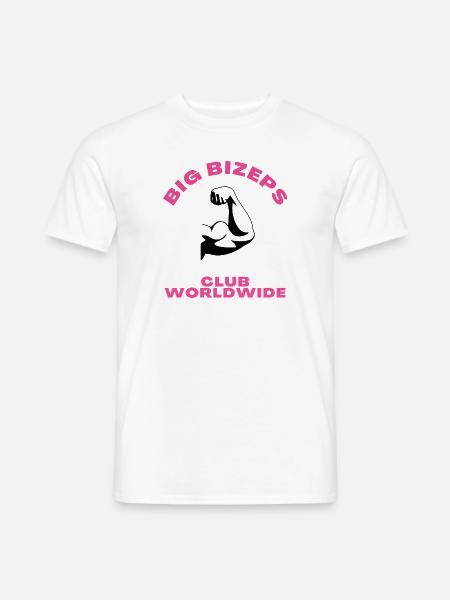 Big Bizeps - Männer T-Shirt - Weiß
