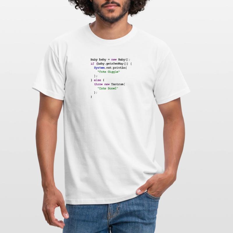 Java Code New Baby - Kichern Männer T-Shirt