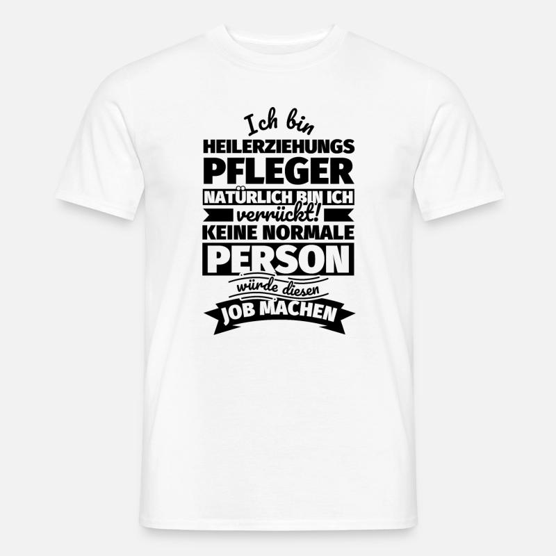 Heilerziehungspfleger Geschenke - Männer T-Shirt - Weiß
