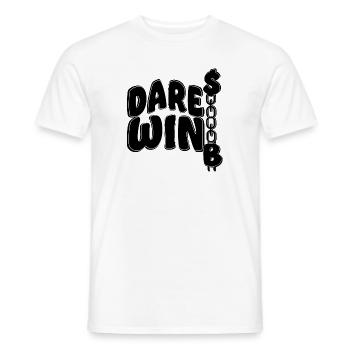 Cash Dollar Dare Win - Men's T-Shirt - white - Front - AI Model Male 178 dark (178cm)
