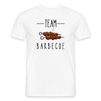 team barbecue - T-shirt homme - blanc - Devant - AI Model Male 178 dark (178cm)