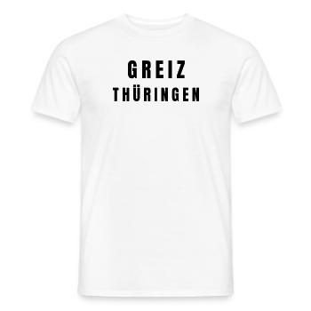 Greiz, Thuringia - Men's T-Shirt - white - Front - AI Model Male 178 dark (178cm)