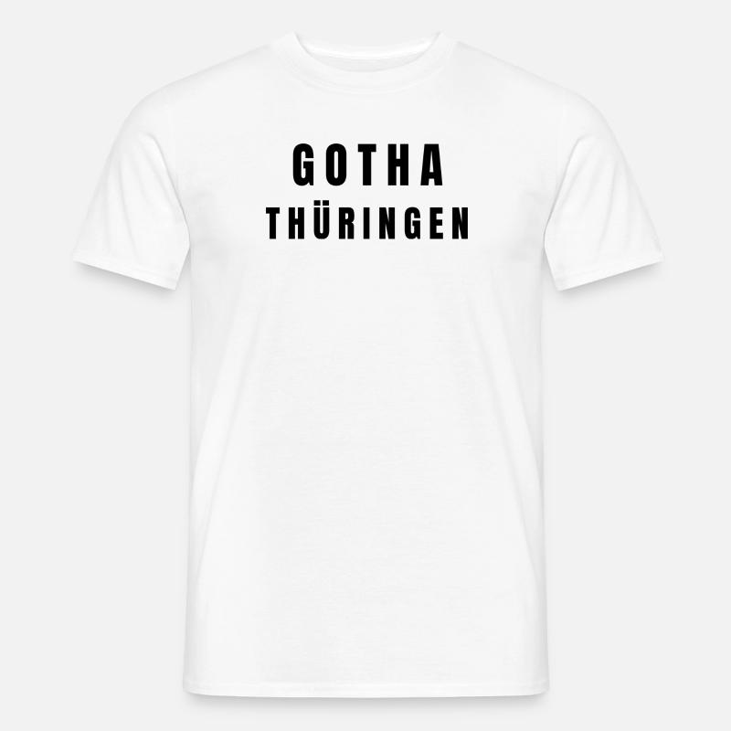 Gotha Thüringen - Männer T-Shirt - Weiß