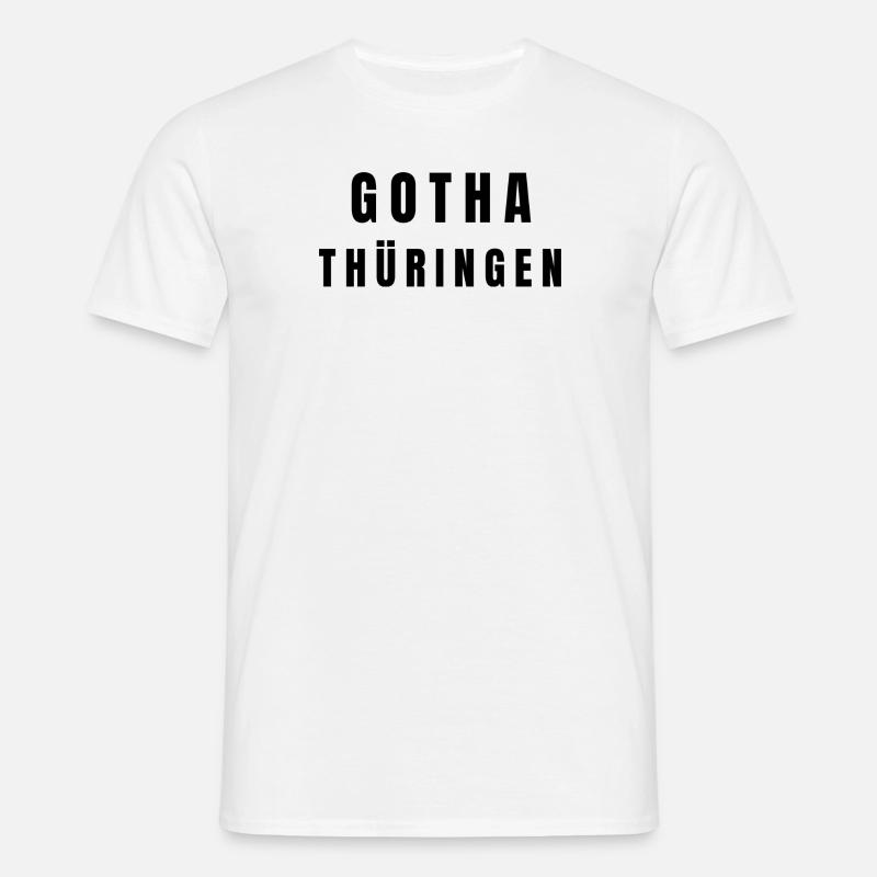 Gotha, Thuringia - Men's T-Shirt - white
