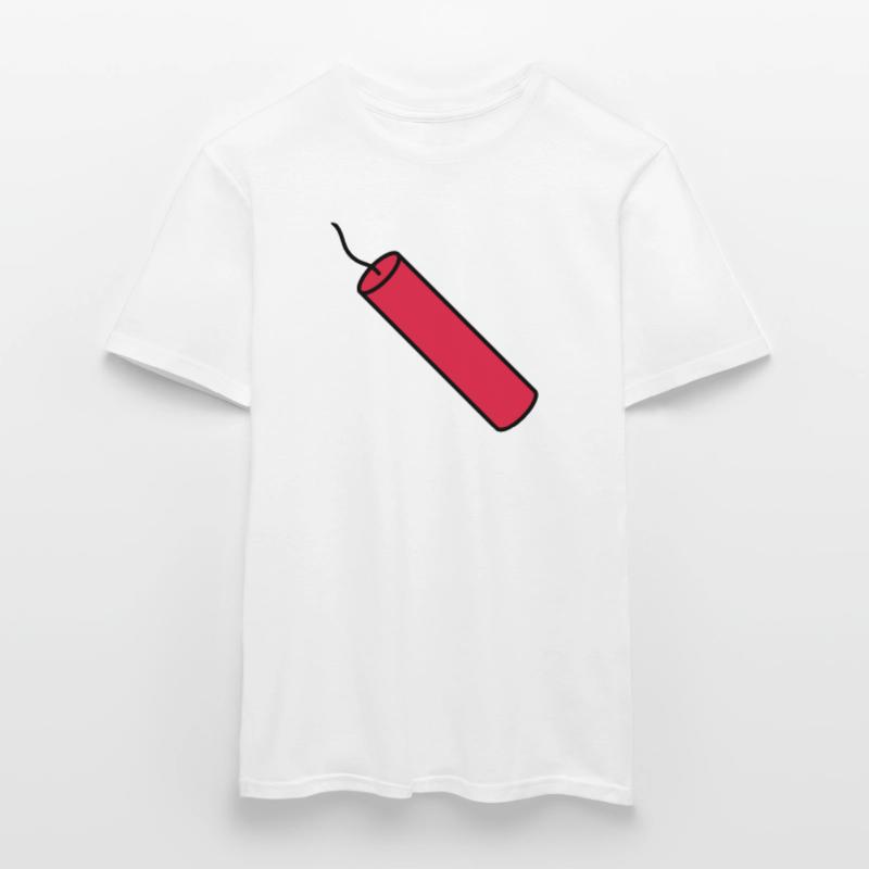 anzuenden stange tnt dynamit explodieren explosion Männer T-Shirt