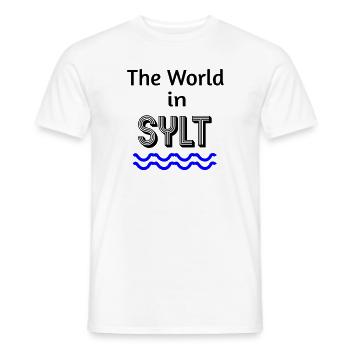 Le monde à Sylt - T-shirt homme - blanc - Devant - AI Model Male 178 dark (178cm)