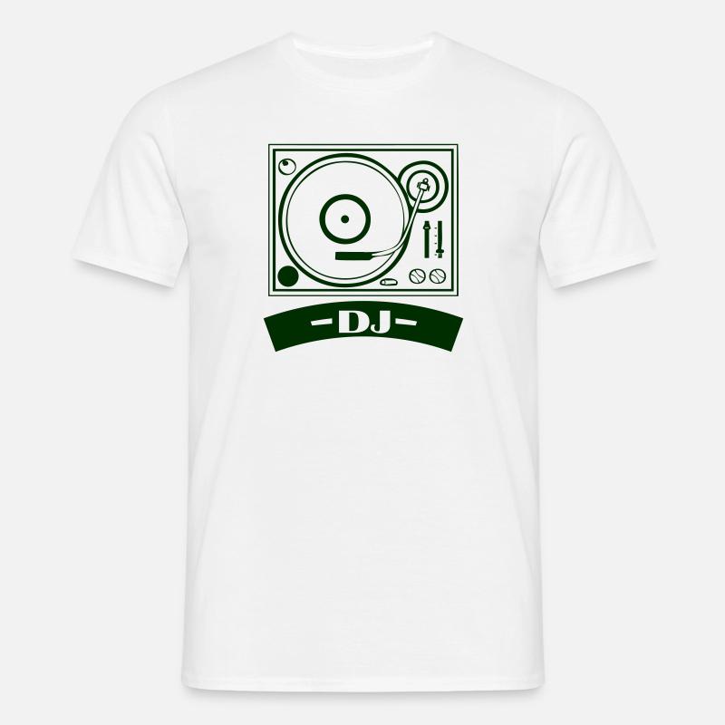 Turntable Dj - Men's T-Shirt - white