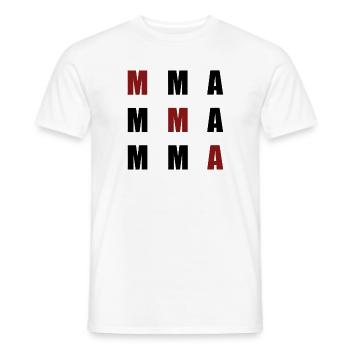 Cooles MMA Kampfsport Muster Geschenk - Männer T-Shirt - Weiß - Vorne - AI Model Male 178 dark (178cm)