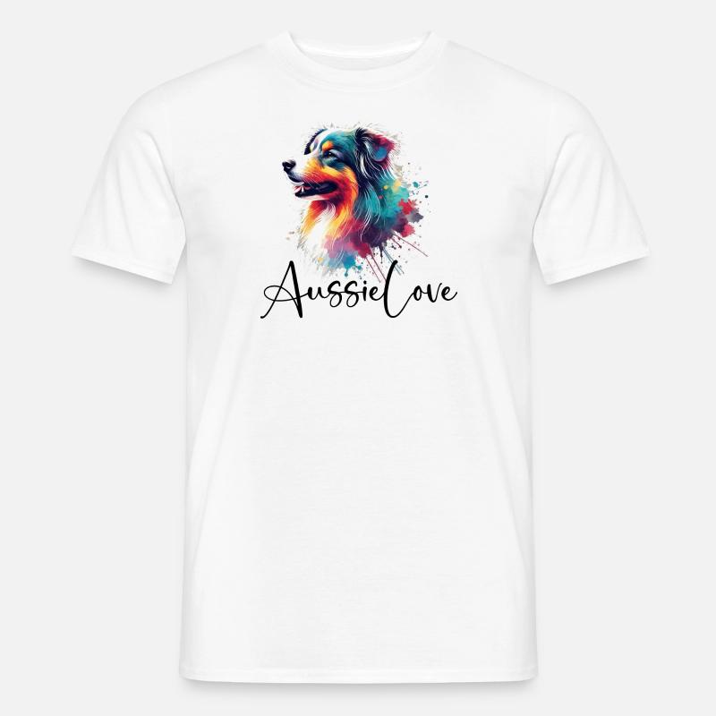 Aussie Love - Männer T-Shirt - Weiß