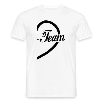 Dream Team-half Heart - Men's T-Shirt - white - Front - AI Model Male 178 dark (178cm)