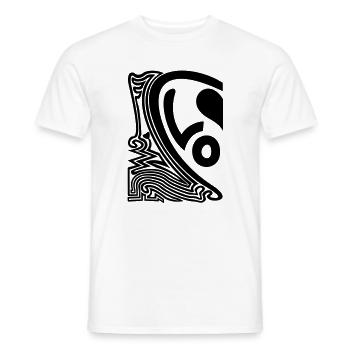 halbes herz love patystyle part1 - Männer T-Shirt - Weiß - Vorne - AI Model Male 178 dark (178cm)
