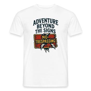 Urbex - Urbane Erkundung - Urban Explorer - Männer T-Shirt - Weiß - Vorne - AI Model Male 178 dark (178cm)
