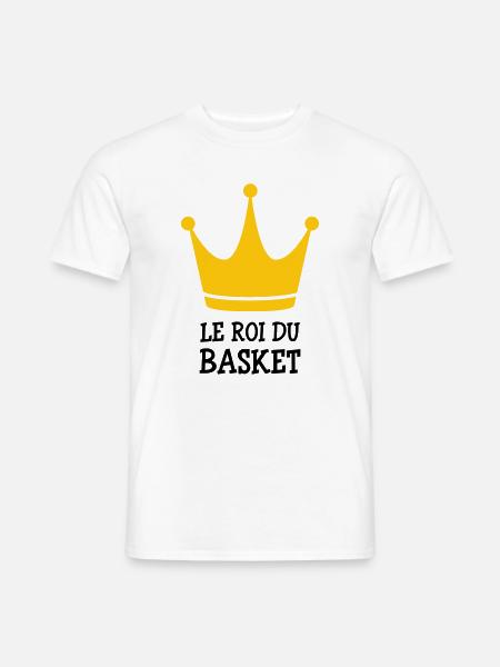 Le Roi du Basket - T-shirt homme - blanc