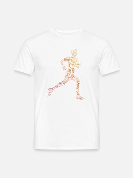 Geschenkidee für einen Running mit Running - Männer T-Shirt - Weiß