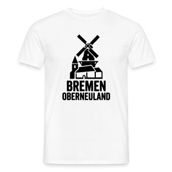 Oberneuland Bremen Skyline - Männer T-Shirt - Weiß - Vorne - AI Model Male 178 dark (178cm)