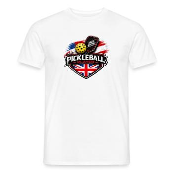 Pickleball GRANDE-Bretagne - T-shirt homme - blanc - Devant - AI Model Male 178 dark (178cm)