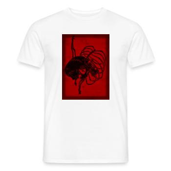 Schädelknochen - Männer T-Shirt - Weiß - Vorne - AI Model Male 178 dark (178cm)