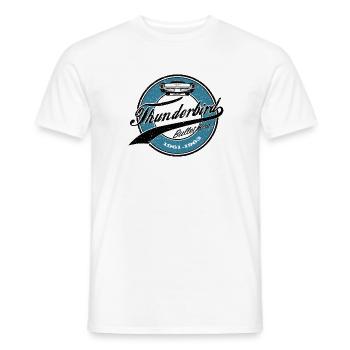 Vintage Thunderbird Bullet Bird 1961 - 1963 - Männer T-Shirt - Weiß - Vorne - AI Model Male 178 dark (178cm)