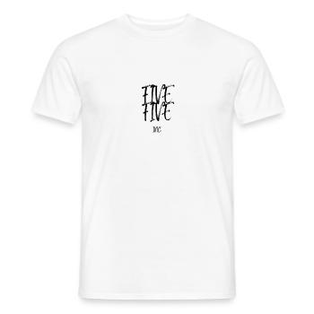 Five Five 2 - Men's T-Shirt - white - Front - AI Model Male 178 dark (178cm)