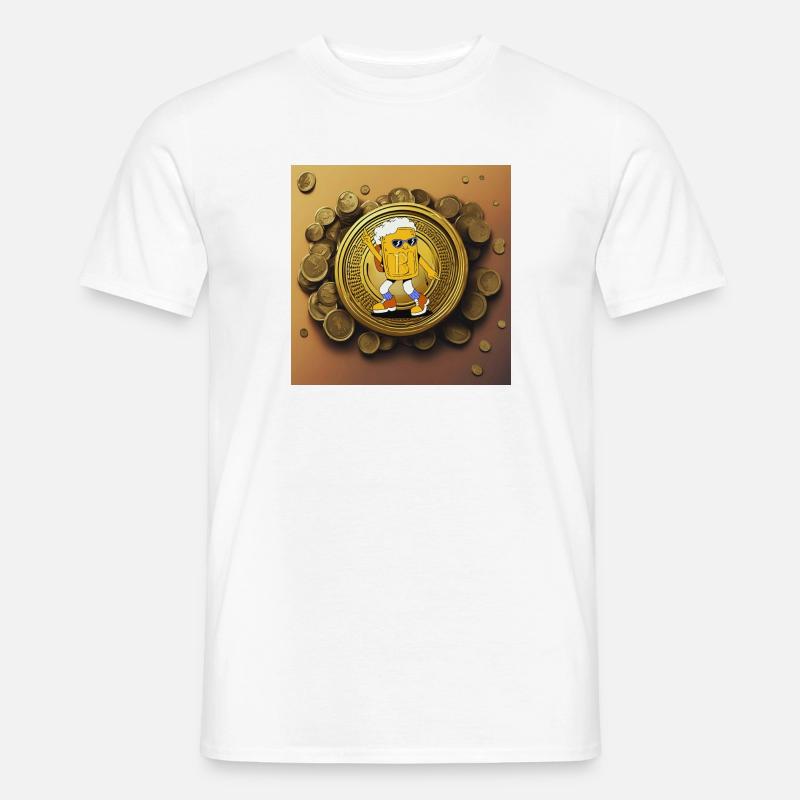 Dancing Beerman - Men’s T-shirt - white