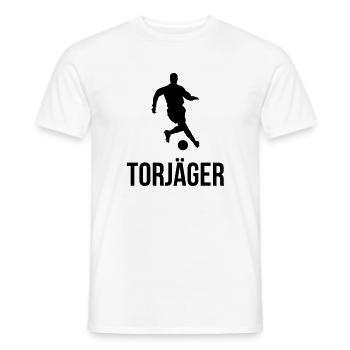 Torjäger - Männer T-Shirt - Weiß - Vorne - AI Model Male 178 dark (178cm)