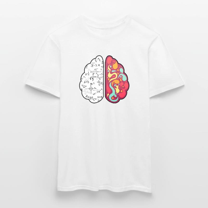 Cours de maths maths maths génie math cerveau T-shirt homme