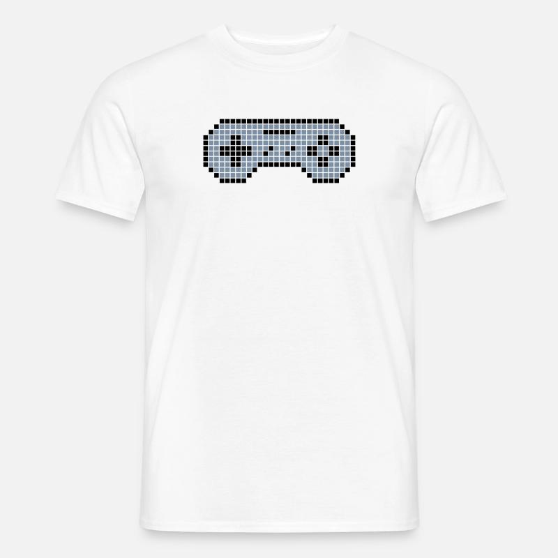 8-Bit Gamepad 02 - Männer T-Shirt - Weiß