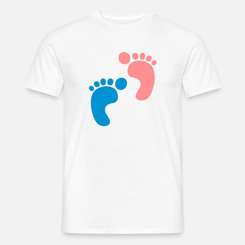 Baby - Geburt - Junge - Mädchen - Männer T-Shirt - Weiß