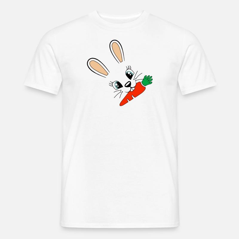 Bunny Bunny Gulerod Påskeharen Påske Pige Børn - Mænd T-shirt - hvid